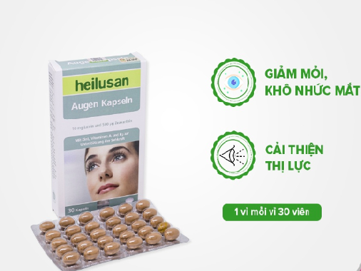 Viên uống bổ mắt Heilusan Augen Kapseln